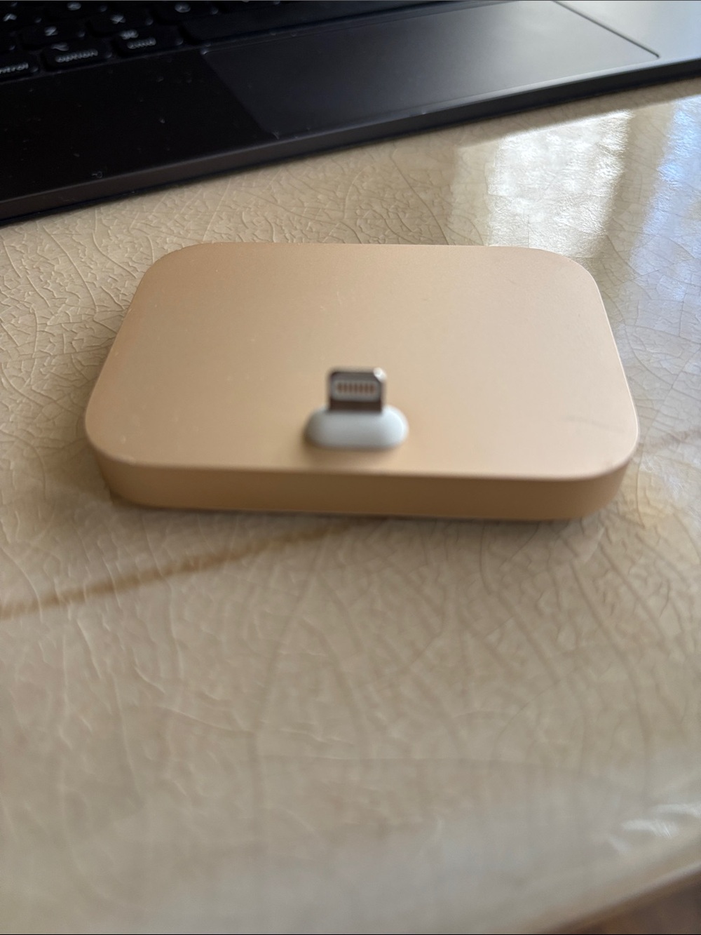 Official Apple Rose Gold Lightning Dock Charging Stand